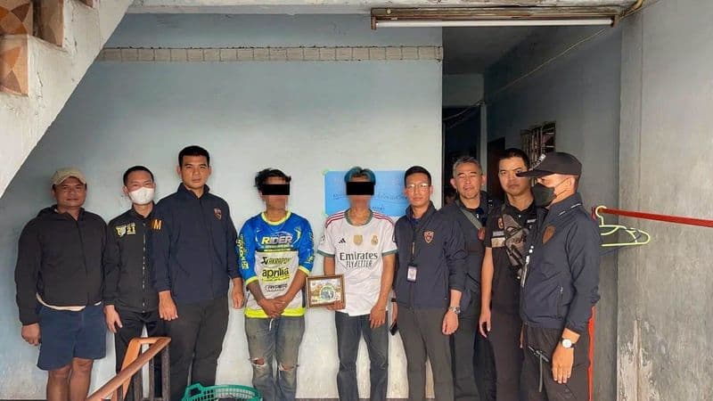 Pathum Thani Immigration Arrests Two Cambodian Nationals Allegedly Linked to BK Kun Khmer Gang