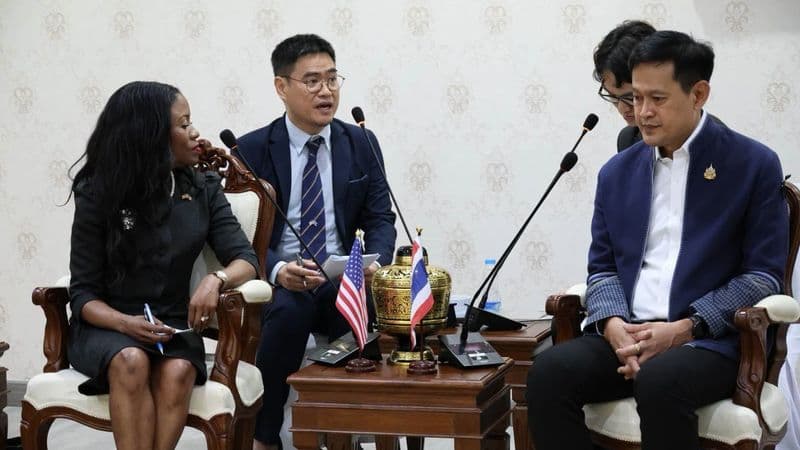 U.S. Consul General in Chiang Mai Meets Governor, Discusses Cooperation and Invites Public to American Fair