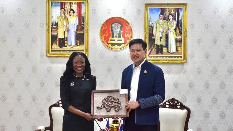 U.S. Consul General in Chiang Mai Meets Governor, Discusses Cooperation and Invites Public to American Fair