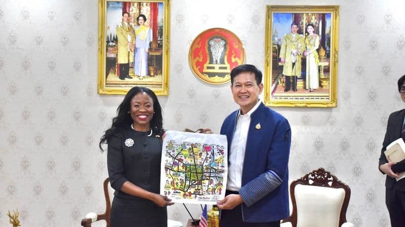 U.S. Consul General in Chiang Mai Meets Governor, Discusses Cooperation and Invites Public to American Fair