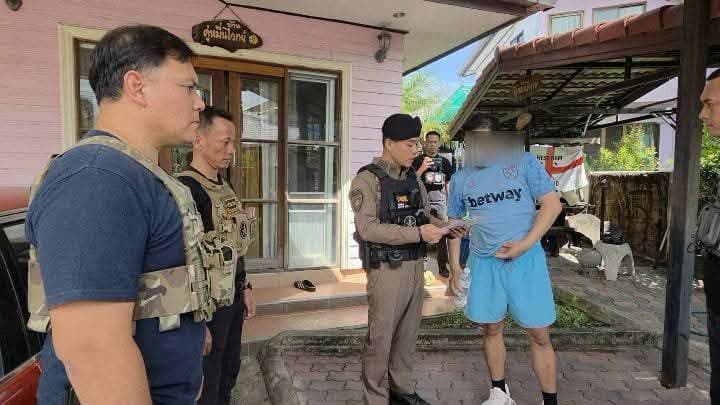 Cyber Police Raid BULL Online Gambling Network, Arrest 8 After Tracing Over 200 Million Baht in Annual Transactions