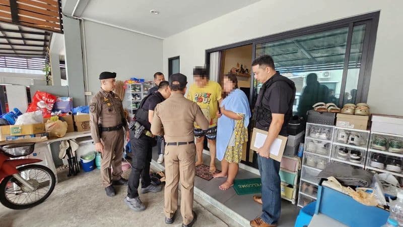 Cyber Police Raid BULL Online Gambling Network, Arrest 8 After Tracing Over 200 Million Baht in Annual Transactions